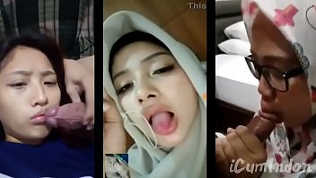 malay indo blowjob cumshot