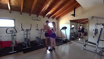 A good meal of cock in the gym