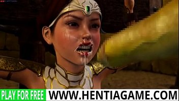 3D hentia Girl Deep throated by Monster Cock