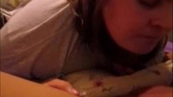 Horny Wife Sucks Husband Fat Dick & Swallow Cum Down Throat