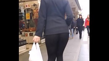 stunning girl in skin tight leggings