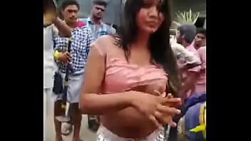 Hot Nude Dance in public